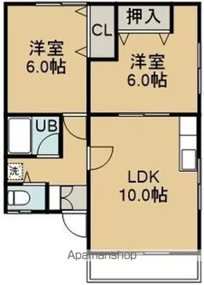 クララハイツ【2階】の間取り
