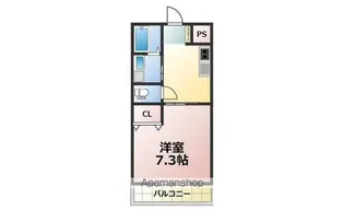 マリンエイト【1階】の間取り