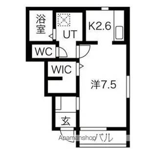 クレスト桜町【1階】の間取り