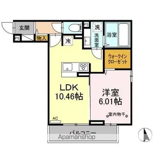 ルミエール富士見【3階】の間取り