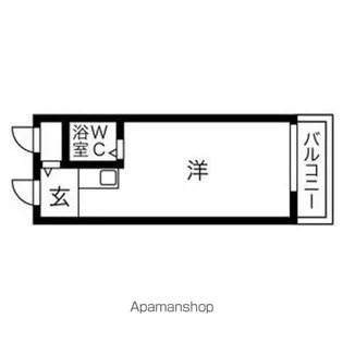 スタジオ26【204号室】の間取り
