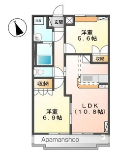 グランドメゾン【2階】の間取り
