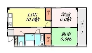 ラフォーレクラチ【303号室】の間取り