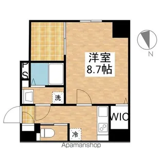 メイクス上前津Ⅱ【101号室号室】の間取り