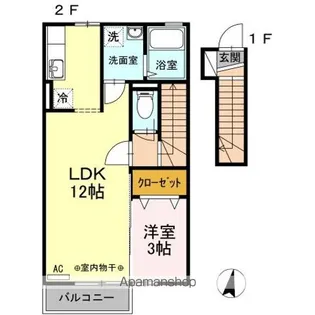 DーROOM SAKURA【2階】の間取り