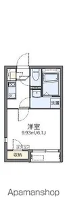 レオネクスト二枚橋【201号室】の間取り
