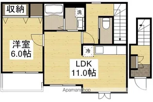 ソルパティオ Ⅰ【2階】の間取り