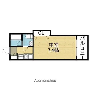 グレンパーク中川【1012号室】の間取り