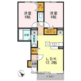 未来 B【1階】の間取り