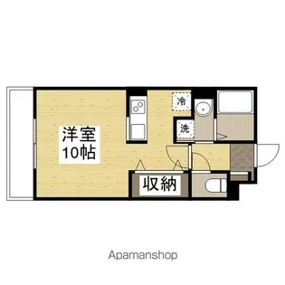 continent花影Ⅰ【105号室】の間取り