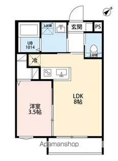 CULLINAN MAKUHARI【2階】の間取り