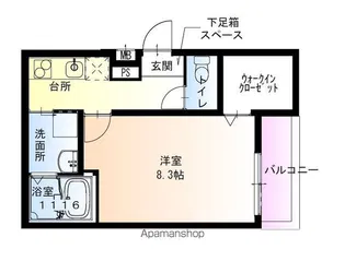 フジパレス堺百舌鳥梅北【105号室】の間取り