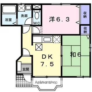 YS’スプリング【1階】の間取り