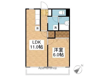 エスペランサ【102号室】の間取り