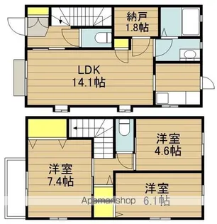 メルシーパル【101号室】の間取り