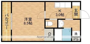 フローレンスヒルⅢ【4階】の間取り