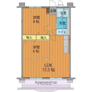アングラート【3階】の間取り