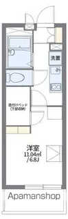 レオパレス庵【2階】の間取り