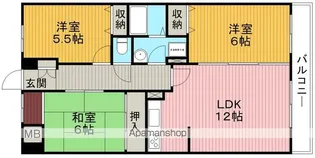 グランド・エム・ユー【4階】の間取り