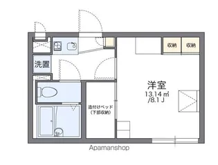 レオパレスイマジン【204号室】の間取り
