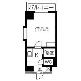 ルミナス名駅【1階】の間取り