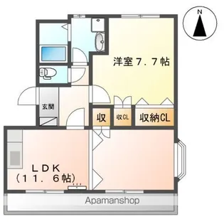 エメラルドノービレ3【2階】の間取り