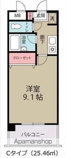 リバレイン【2階】の間取り