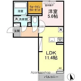 プレミアステイツS【1階】の間取り