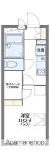 レオパレス新浜【3階】の間取り