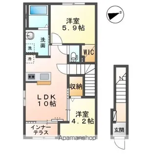 イノベスタ【2階】の間取り