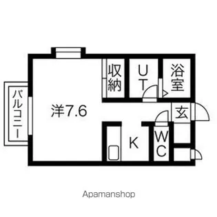ラ・フォーレ萩原【103号室】の間取り