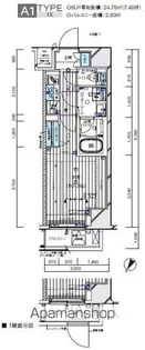 メインステージ横濱伊勢佐木Ⅲ【7階】の間取り