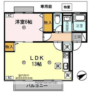 ピシックKⅡ【1階】の間取り