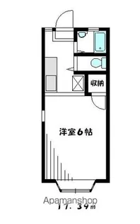 グリーンハウス【201号室】の間取り