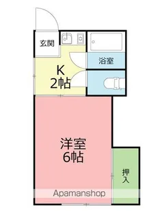 コーポラスサカグチ【2階】の間取り
