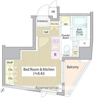 NJK MARQUIS OMOTESANDO【13階】の間取り