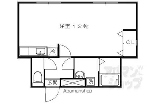 メゾン・ド・ラ・ローズ【208号室】の間取り