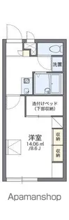 レオパレスミネルヴァ【2階】の間取り