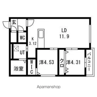 AYA 23【1階】の間取り