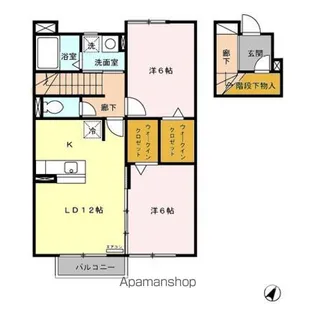 アクア【2階】の間取り