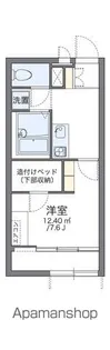 レオパレスコージー幕張【1階】の間取り