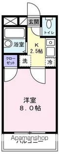 パルミラ津高【4階】の間取り