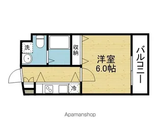 CELEB布施東【9階】の間取り