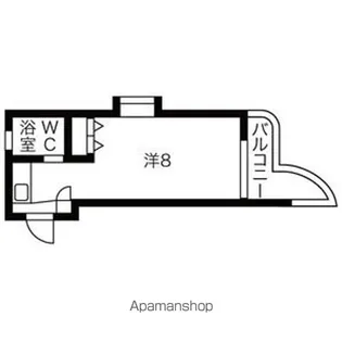 ジョイフル藤ヶ丘【208号室】の間取り