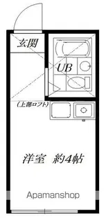 メンフィスハウス【101号室】の間取り