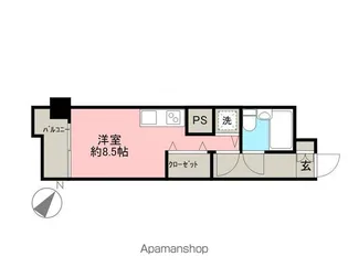 ライオンズマンション一番町【6階】の間取り