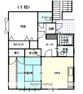 ウェストフィールド G棟【2階】の間取り
