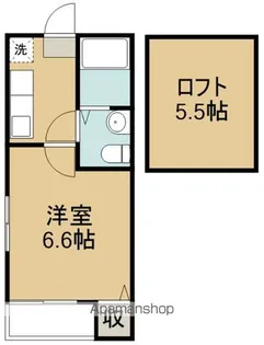 ヴァンベール宮町【1階】の間取り