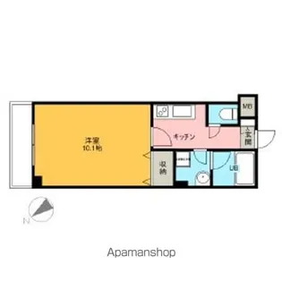 シュエット神楽坂【7階】の間取り