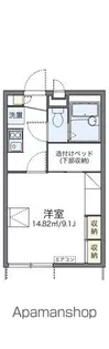 レオパレスOSHIMA【105号室】の間取り